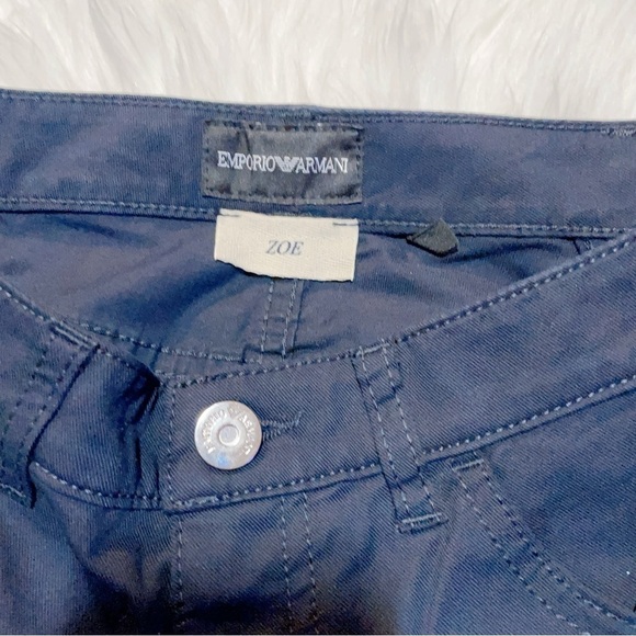 EMPORIO ARMANI Navy Blue Jean Pants Size 25 - Picture 4 of 8